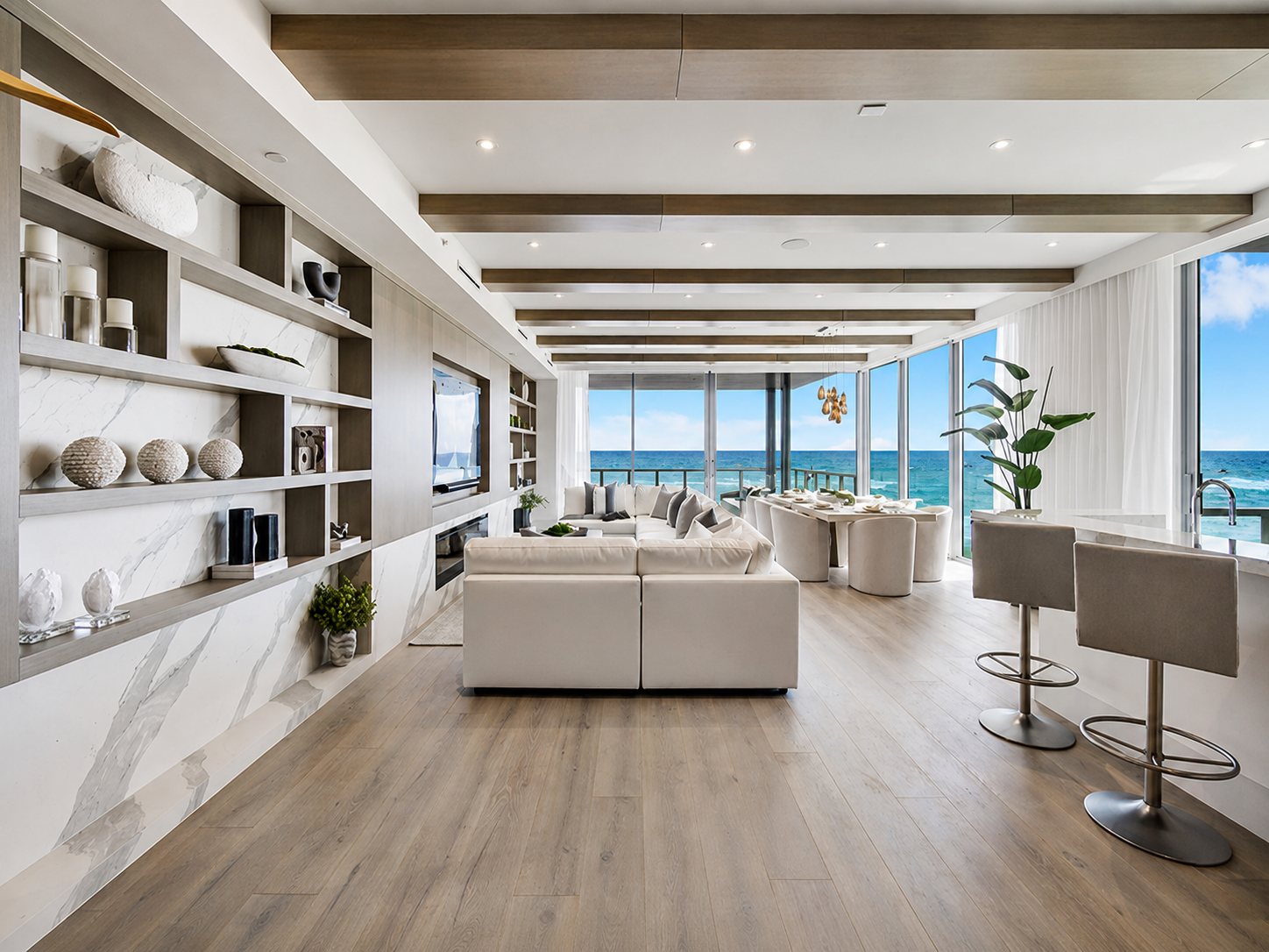 Delray Beach House living room
